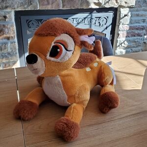 Disney Bambi Light Up Brown Plush Deer Toy Primark Stuffed Animal
